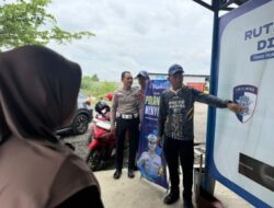 Satlantas Polres Nganjuk Lewat Program “Polantas Menyapa” Beri Edukasi Langkah Mudah Ujian Praktik SIM di Satpas