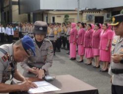 Polres Lamongan Gelar Sertijab Kasat Lantas dan Kasat Polairud