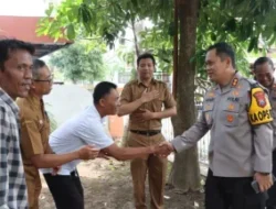 Silaturahmi Kamtibmas Kapolres Nganjuk Bersama Forpimcam Sukomoro dan Para Kades Bahas Banjir dan Kerawanan Lalu Lintas di Desa Nglundo