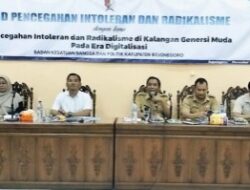 Pemkab Bojonegoro Melalui Bakesbangpol Bersama FGD, Gelar Pencegahan Intoleran dan Radikalisme Pada Pelajar 