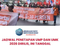 Pengumuman UMP dan UMK 2026 Dijadwalkan 15 Desember, Regulasi Masih Tunggu PP dari Pemerintah Pusat Nasional l Beritakilat.id — Penetapan