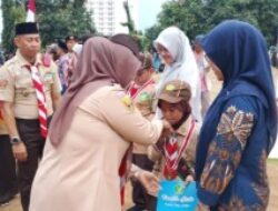 Kwarcab Gerakan Pramuka Kota Depok Kukuhkan 850 Pramuka Garuda: Siaga Penggalang dan Penegak