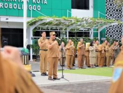 Wali Kota Aminuddin Bangun Semangat Optimisme ASN Kota Probolinggo Saat Apel Perdana 2026