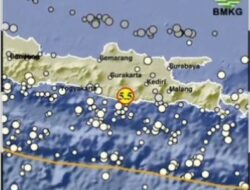 GEMPABUMI TEKTONIK M5,5 DI PACITAN, JAWA TIMUR, TIDAK BERPOTENSI TSUNAMI